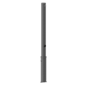 Ornamental bollard | Series 4074B | � 76 mm | removable, self-engaging lockwith hot-dip galvanized ground socket part-no. 476.40approx. 400 mm below ground | with triangular locking mechanism acc. with DIN 3223 | with 1 eyelet